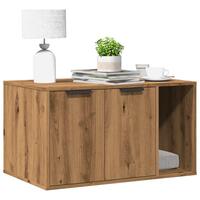 Toiletskjuler kattebakke 80x50x45 cm konstrueret træ kunsteg