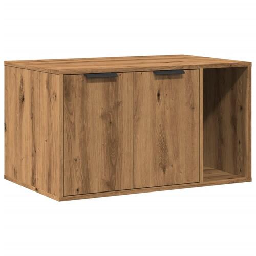 Toiletskjuler kattebakke 80x50x45 cm konstrueret træ kunsteg