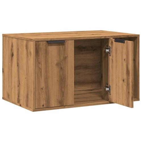 Toiletskjuler kattebakke 80x50x45 cm konstrueret træ kunsteg