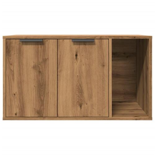 Toiletskjuler kattebakke 80x50x45 cm konstrueret træ kunsteg