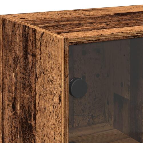 Skænk 102x37x75,5 cm konstrueret træ antikt trælook