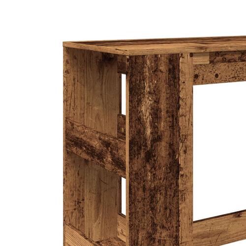 Barbord m. stativer 90x40x103,5 cm konstrueret træ gammelt træ
