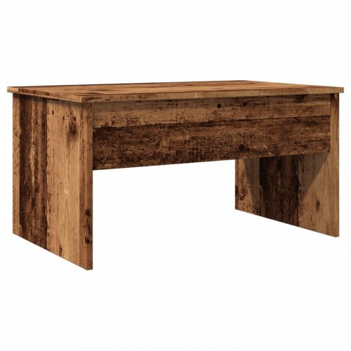 Sofabord med løftetop 80 × 50,5 × 41,5 cm - antikt trælook