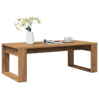Sofabord 102x50x35 cm konstrueret træ kunsteg