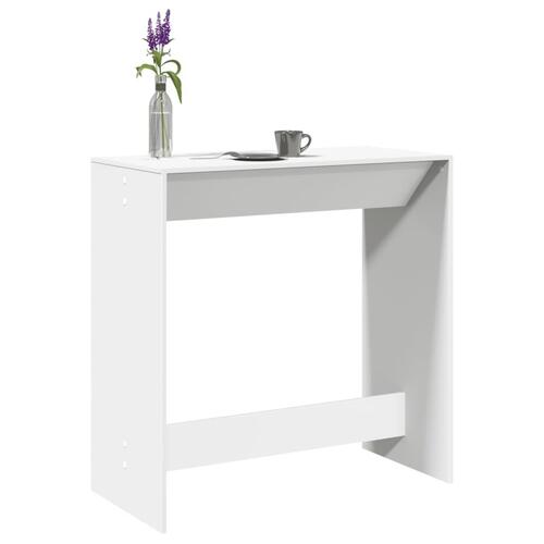 Barbord 102x50x103,5 cm konstrueret træ hvid