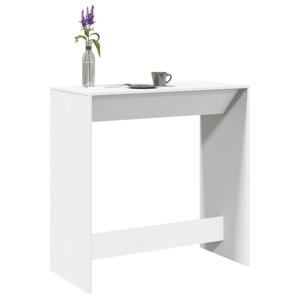 Barbord 102x50x103,5 cm konstrueret træ hvid