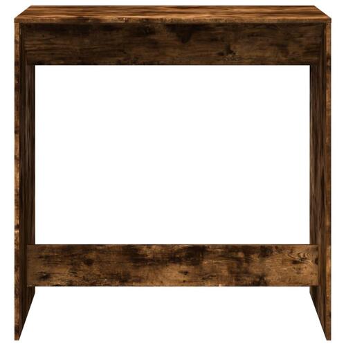 Barbord 102x50x103,5 cm konstrueret træ røget egetræsfarve
