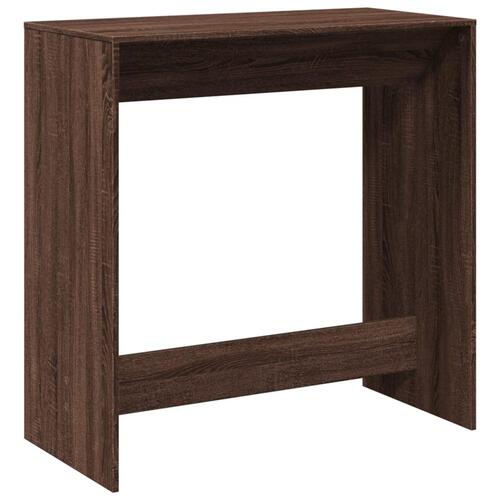 Barbord 102x50x103,5 cm konstrueret træ brun egetræsfarve