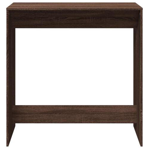Barbord 102x50x103,5 cm konstrueret træ brun egetræsfarve