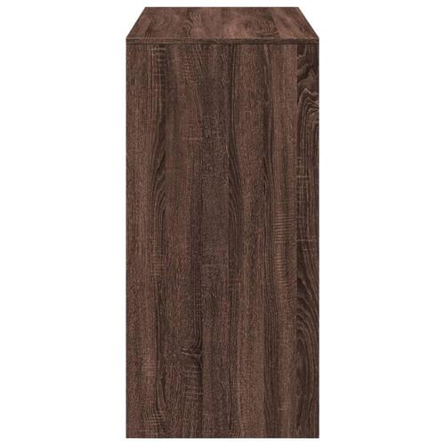 Barbord 102x50x103,5 cm konstrueret træ brun egetræsfarve