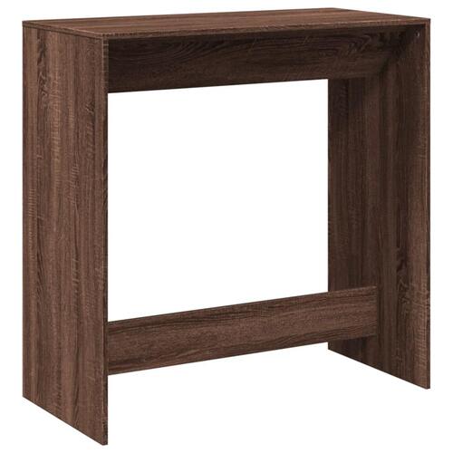 Barbord 102x50x103,5 cm konstrueret træ brun egetræsfarve