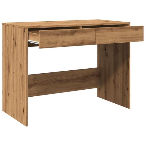 Skrivebord 101x50x76,5 cm konstrueret træ kunsteg