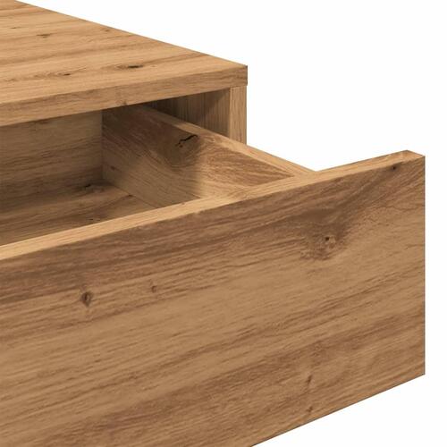 Skrivebord 101x50x76,5 cm konstrueret træ kunsteg