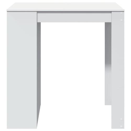 Barbord 102x70x103,5 cm konstrueret træ hvid