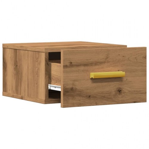 Væghængt sengebord 35×35×20 cm - kunsteg