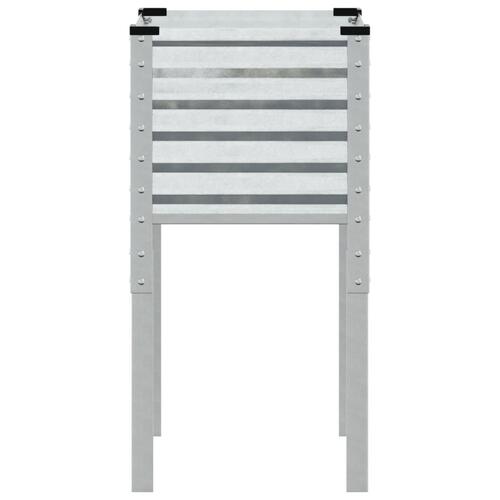 Plantekasse 45x45x88 cm galvaniseret stål