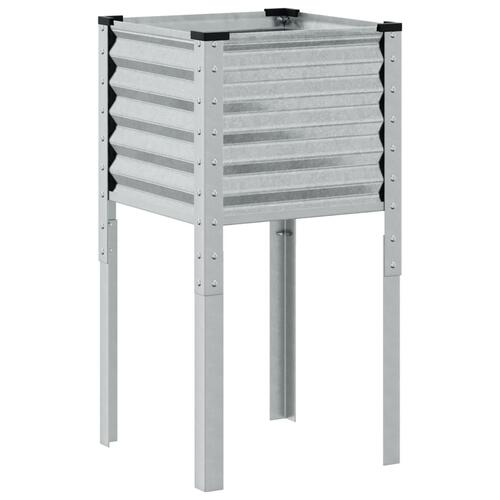 Plantekasse 45x45x88 cm galvaniseret stål