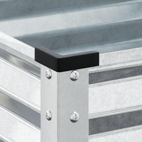 Plantekasse 45x45x88 cm galvaniseret stål