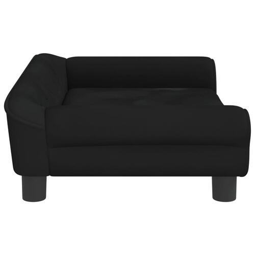 Hundeseng 70x48x22 cm velour sort
