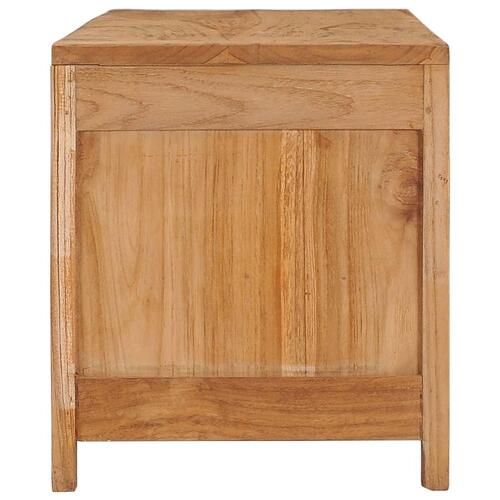 Tv-bord 100x30x35 cm massivt teaktræ