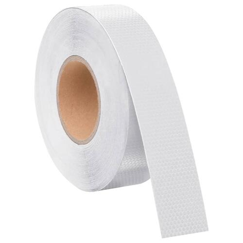 Reflekstape 5 cm x 50 m PVC hvid