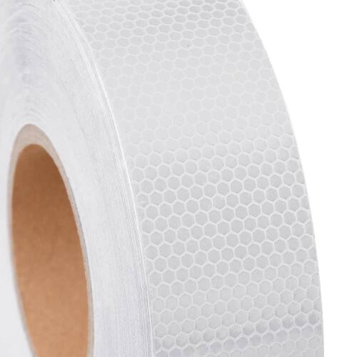 Reflekstape 5 cm x 50 m PVC hvid