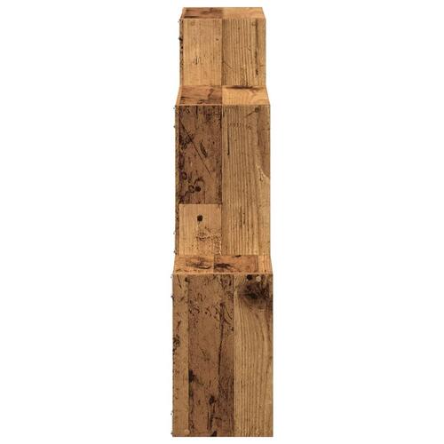 Vægskab 78x18x71 cm konstrueret træ antikt træ