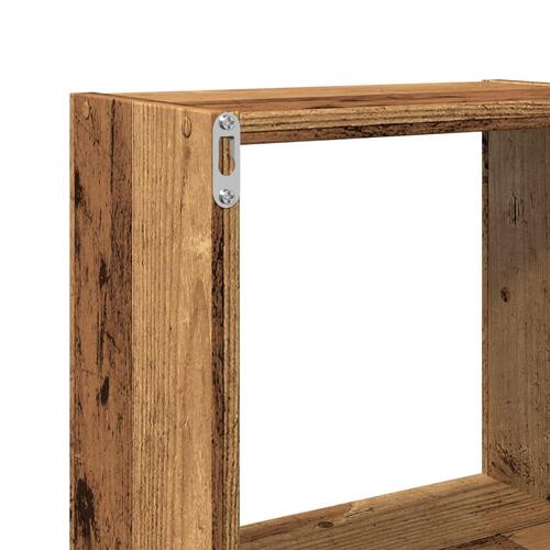 Vægskab 78x18x71 cm konstrueret træ antikt træ