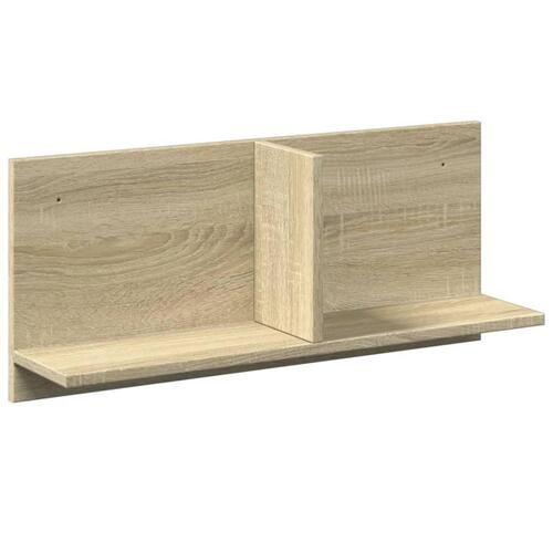 Vægskab 70x16,5x30 cm konstrueret træ sonoma-eg