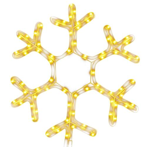 Snefnug julefigur 72 LED'er 38x37 cm varmt hvidt lys