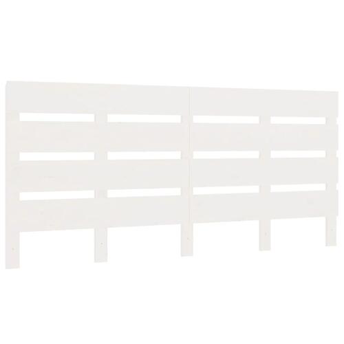 Sengeramme uden madras 160x200 cm massivt fyrretræ hvid