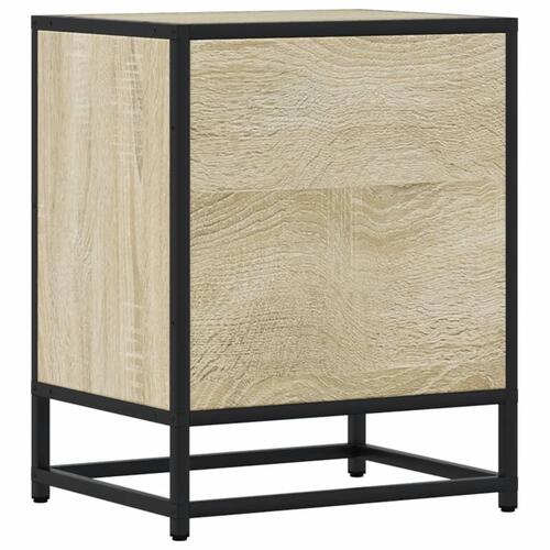 Sengebord 40x31x50 cm konstrueret træ sonoma-eg