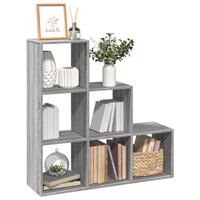 Bogreol/rumdeler 99x29x99 cm 3 niveauer konstrueret træ