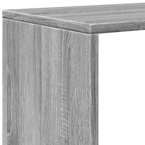 Bogreol/rumdeler 99x29x99 cm 3 niveauer konstrueret træ