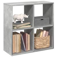 Bogreol/rumdeler 69,5x29x69,5 cm konstrueret træ betongrå
