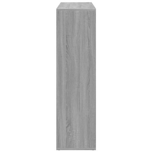 Bogreol/rumdeler 102x29x103,5 cm konstrueret træ grå sonoma-eg