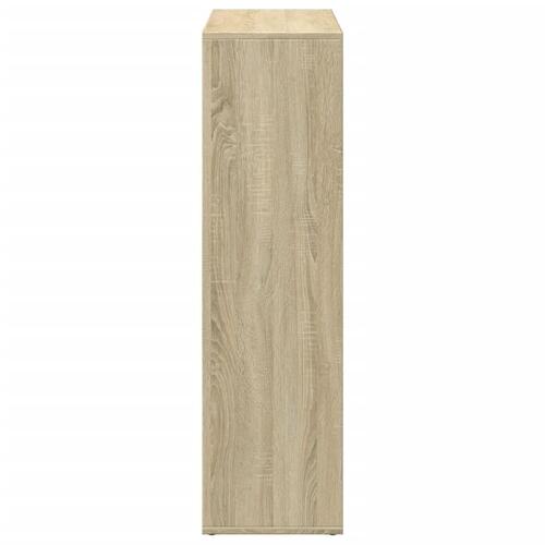Bogreol/rumdeler 102x29x103,5 cm konstrueret træ sonoma-eg