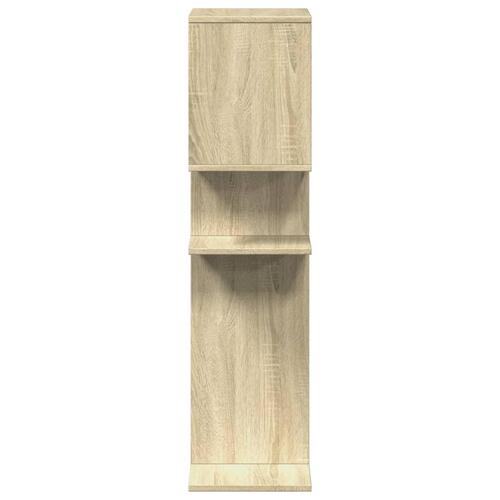 Bogreol/rumdeler 92x29x112 cm konstrueret træ sonoma-eg