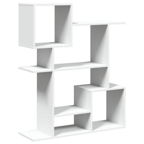 Bogreol/rumdeler 92x29x112 cm konstrueret træ hvid