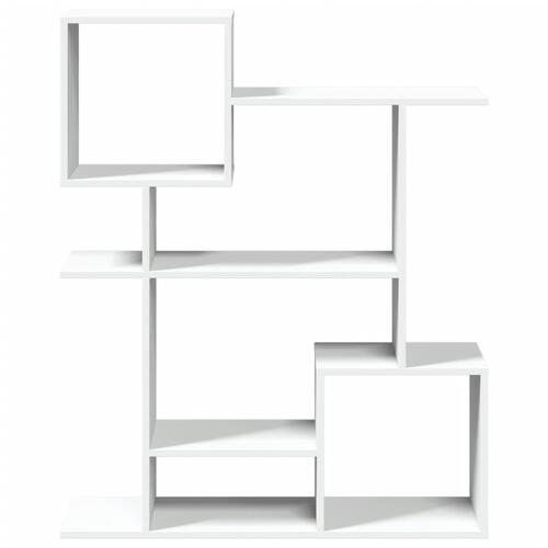 Bogreol/rumdeler 92x29x112 cm konstrueret træ hvid