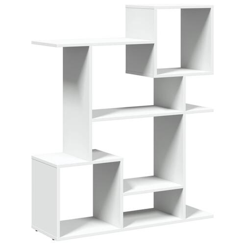 Bogreol/rumdeler 92x29x112 cm konstrueret træ hvid