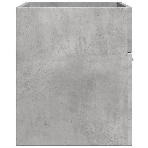Skab til håndvask 80x38,5x46 cm konstrueret træ betongrå