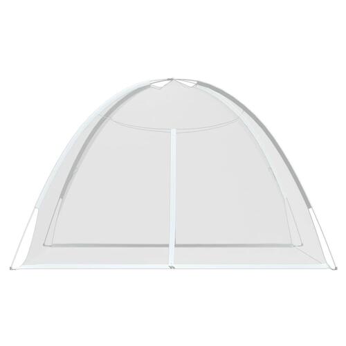 Myggenet med døre 200x150x140 cm trådnet hvid