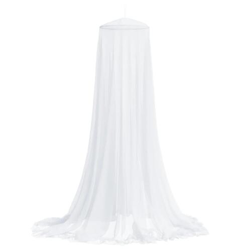 Myggenet til seng 56x56x220 cm trådnet hvid