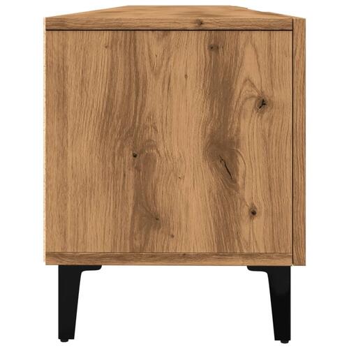 Tv-bord 180x31,5x40 cm konstrueret træ gammelt trælook