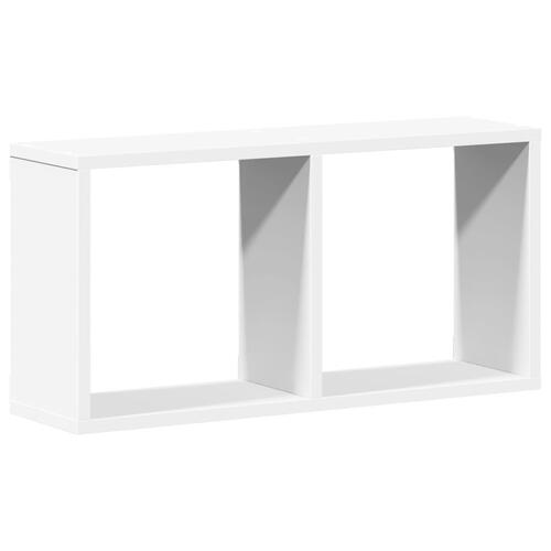 Vægskab 60x16x30 cm konstrueret træ hvid