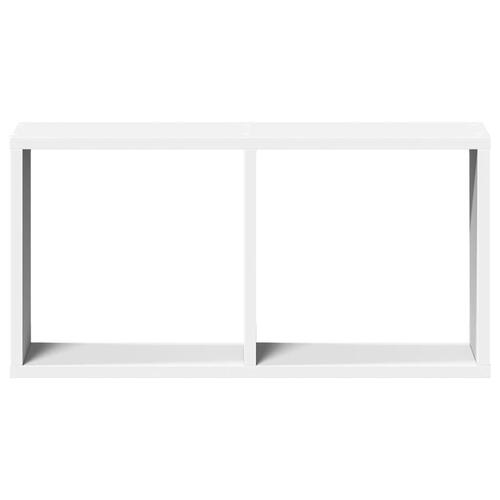 Vægskab 60x16x30 cm konstrueret træ hvid