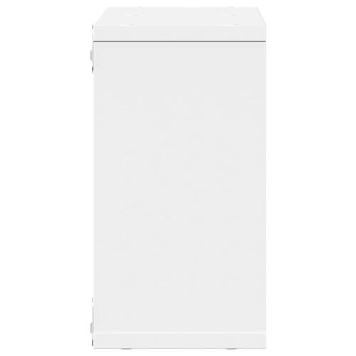 Vægskab 60x16x30 cm konstrueret træ hvid