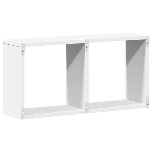 Vægskab 60x16x30 cm konstrueret træ hvid