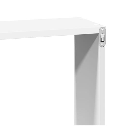 Vægskab 60x16x30 cm konstrueret træ hvid